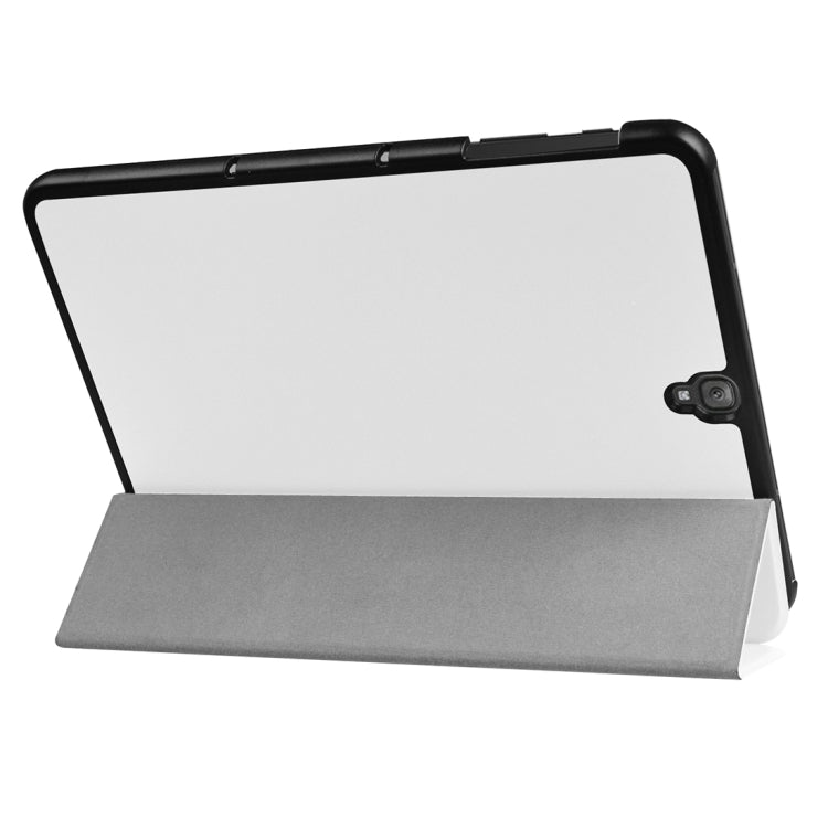 For Galaxy Tab S3 9.7 inch T820 / T825 Custer Texture Horizontal Flip Leather Case with 3-folding Holder