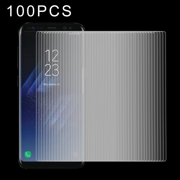 100 PCS for Galaxy S8 + / G9550 0.26mm 9H Surface Hardness Explosion-proof Tempered Glass Screen Film