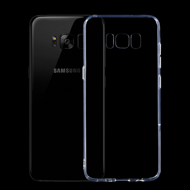 For Galaxy S8 0.75mm Ultra-thin Transparent TPU Protective Case(Transparent)