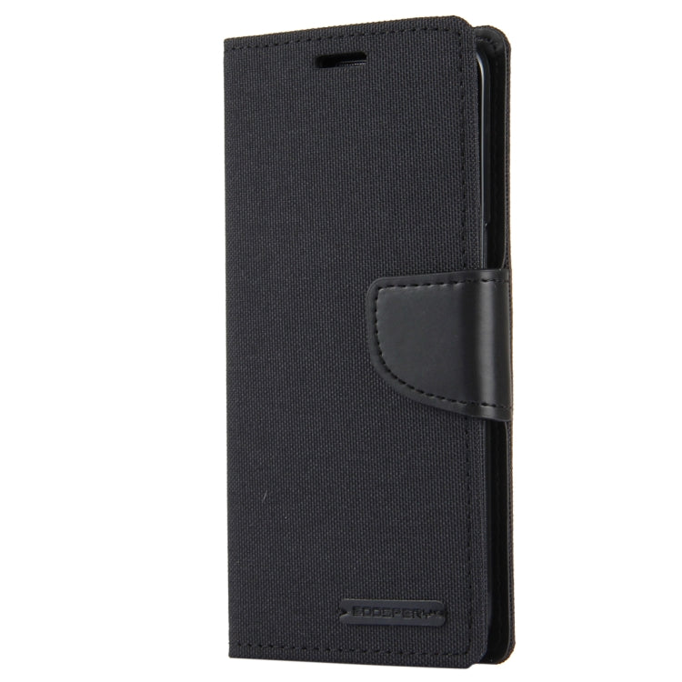 GOOSPERY CANVAS DIARY for Galaxy S8 Canvas Texture Horizontal Flip Leather Case with Card Slots & Wallet & Holder