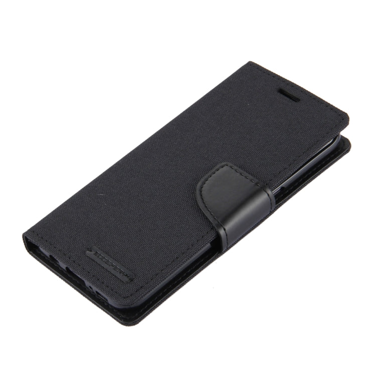 GOOSPERY CANVAS DIARY for Galaxy S8 Canvas Texture Horizontal Flip Leather Case with Card Slots & Wallet & Holder