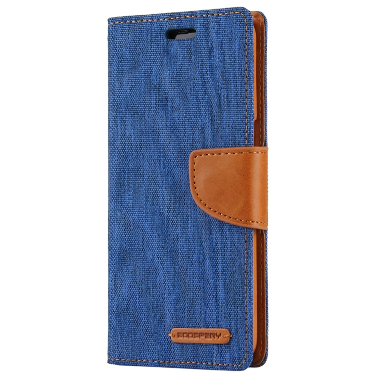 GOOSPERY CANVAS DIARY for Galaxy S8 Canvas Texture Horizontal Flip Leather Case with Card Slots & Wallet & Holder