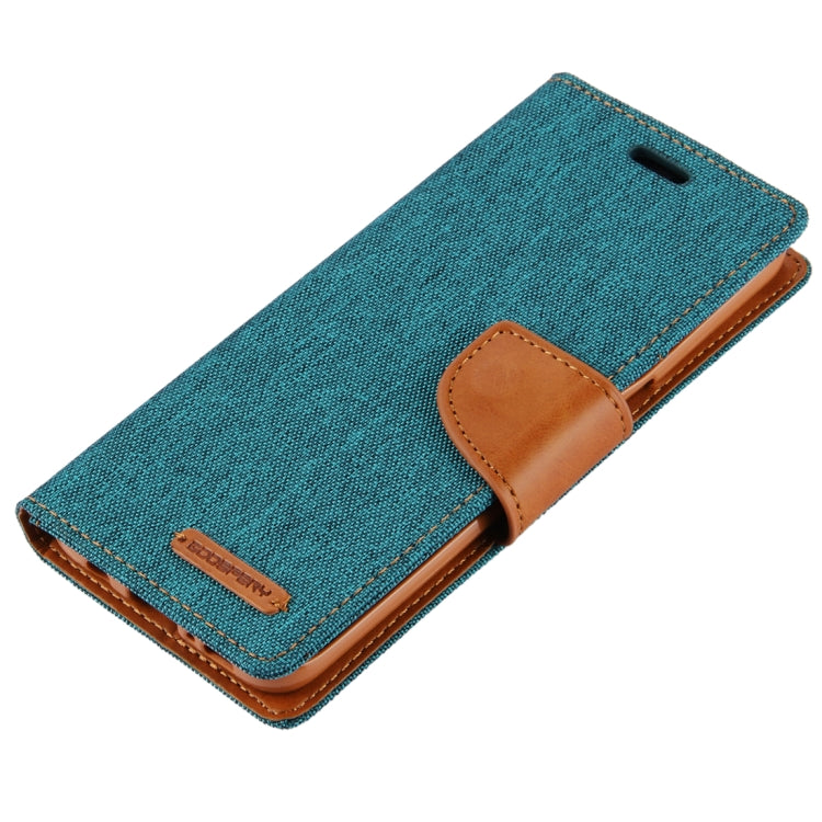 GOOSPERY CANVAS DIARY for Galaxy S8 Canvas Texture Horizontal Flip Leather Case with Card Slots & Wallet & Holder