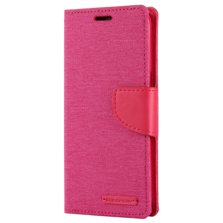 GOOSPERY CANVAS DIARY for Galaxy S8 Canvas Texture Horizontal Flip Leather Case with Card Slots & Wallet & Holder