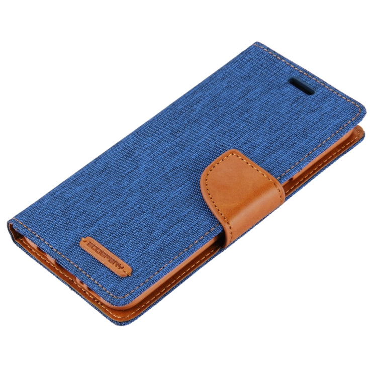 GOOSPERY CANVAS DIARY for Samsung  Galaxy S8+ / G9550 Canvas Texture Horizontal Flip Leather Case with Card Slots & Wallet & Holder
