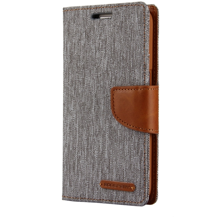 GOOSPERY CANVAS DIARY for Samsung  Galaxy S7 Canvas Texture Horizontal Flip Leather Case with Card Slots & Wallet & Holder