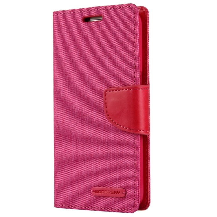 GOOSPERY CANVAS DIARY for Samsung  Galaxy S7 Canvas Texture Horizontal Flip Leather Case with Card Slots & Wallet & Holder