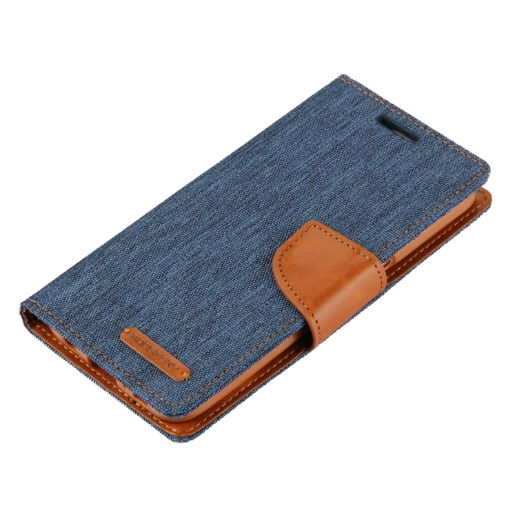 GOOSPERY CANVAS DIARY for Samsung  Galaxy S7 Canvas Texture Horizontal Flip Leather Case with Card Slots & Wallet & Holder