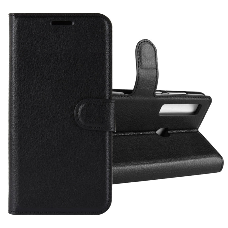 Litchi Texture Horizontal Flip Leather Case for Galaxy A9 (2018) / A9s, with Holder & Card Slots & Wallet