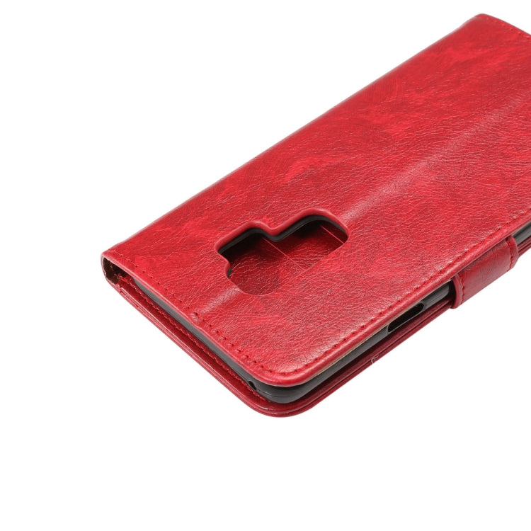 For Galaxy S9+ Crazy Horse Texcture PU + TPU Horizontal Flip Leather Case with Holder & Card Slots & Wallet & Photo Frame