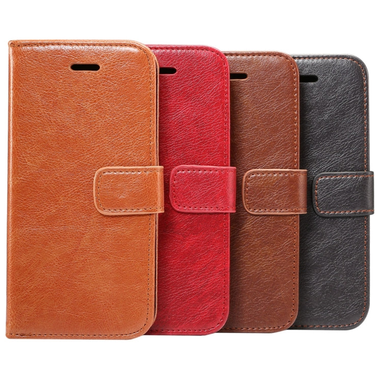 For Galaxy S9+ Crazy Horse Texcture PU + TPU Horizontal Flip Leather Case with Holder & Card Slots & Wallet & Photo Frame