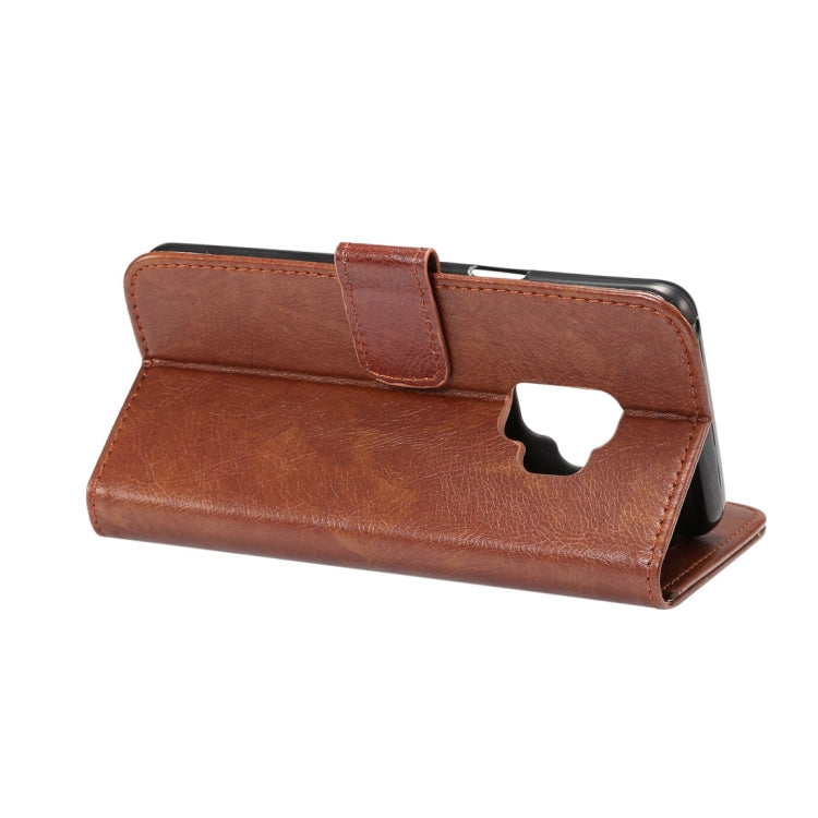 For Galaxy S9 Crazy Horse Texcture PU + TPU Horizontal Flip Leather Case with Holder & Card Slots & Wallet & Photo Frame