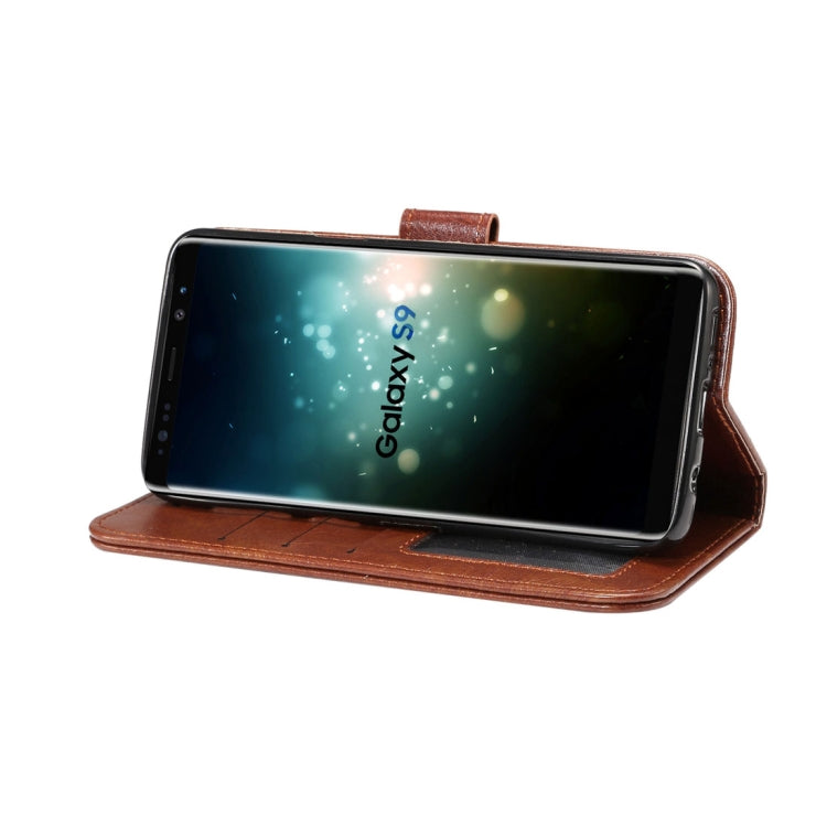 For Galaxy S9 Crazy Horse Texcture PU + TPU Horizontal Flip Leather Case with Holder & Card Slots & Wallet & Photo Frame