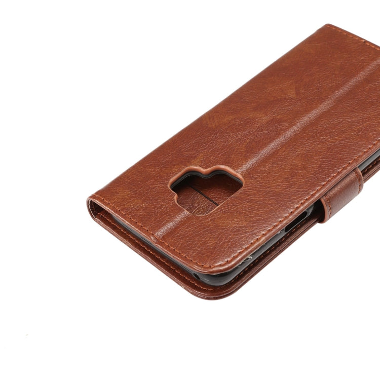 For Galaxy S9 Crazy Horse Texcture PU + TPU Horizontal Flip Leather Case with Holder & Card Slots & Wallet & Photo Frame