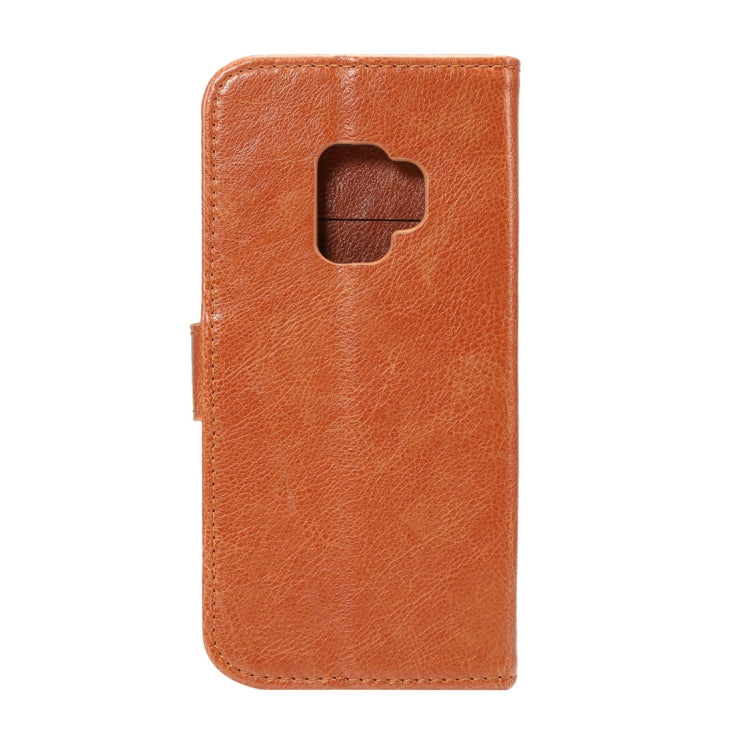 For Galaxy S9 Crazy Horse Texcture PU + TPU Horizontal Flip Leather Case with Holder & Card Slots & Wallet & Photo Frame