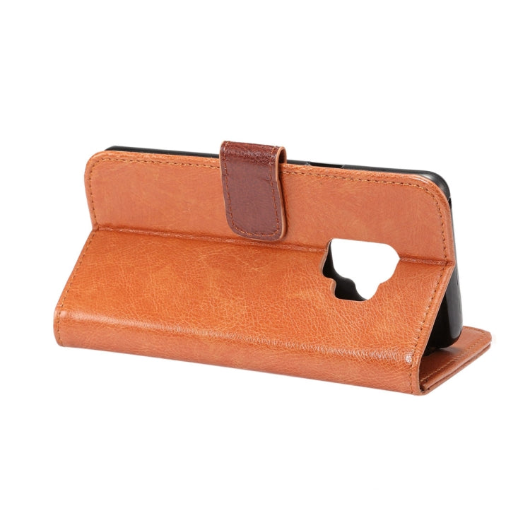 For Galaxy S9 Crazy Horse Texcture PU + TPU Horizontal Flip Leather Case with Holder & Card Slots & Wallet & Photo Frame