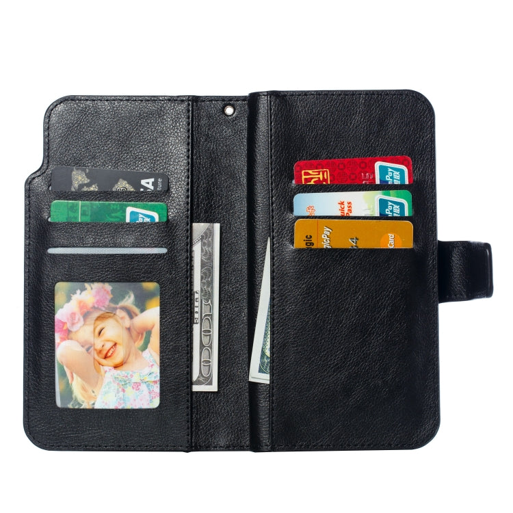 Litchi Texture Horizontal Flip Leather Case for Galaxy J330, with Holder & Nine Card Slots & Wallet