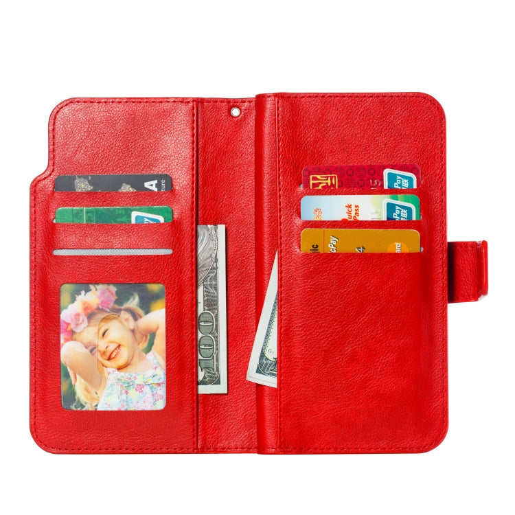 Litchi Texture Horizontal Flip Leather Case for Galaxy J330, with Holder & Nine Card Slots & Wallet