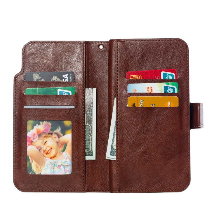 Litchi Texture Horizontal Flip Leather Case for Galaxy J330, with Holder & Nine Card Slots & Wallet