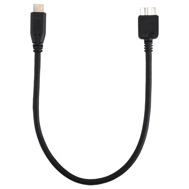 Micro-B Male to USB-C / Type-C Male Data / Charger Cable, Total Length: about 30cm, For Galaxy S8 & S8 + / LG G6 / Huawei P10 & P10 Plus / Xiaomi Mi 6 & Max 2 and other Smartphones