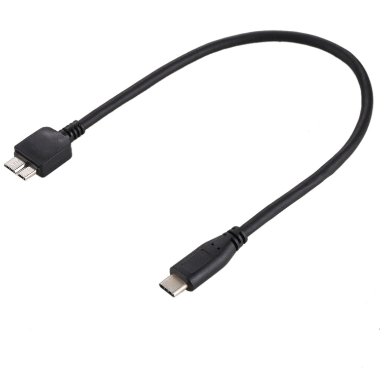 Micro-B Male to USB-C / Type-C Male Data / Charger Cable, Total Length: about 30cm, For Galaxy S8 & S8 + / LG G6 / Huawei P10 & P10 Plus / Xiaomi Mi 6 & Max 2 and other Smartphones