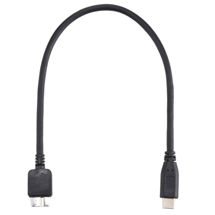 Micro-B Male to USB-C / Type-C Male Data / Charger Cable, Total Length: about 30cm, For Galaxy S8 & S8 + / LG G6 / Huawei P10 & P10 Plus / Xiaomi Mi 6 & Max 2 and other Smartphones