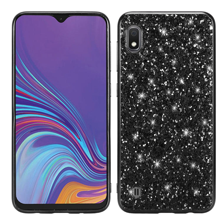 Glittery Powder Shockproof TPU Case for Galaxy A10