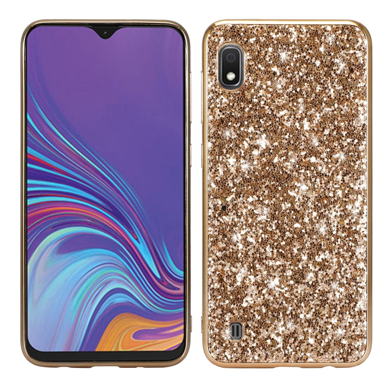 Glittery Powder Shockproof TPU Case for Galaxy A10