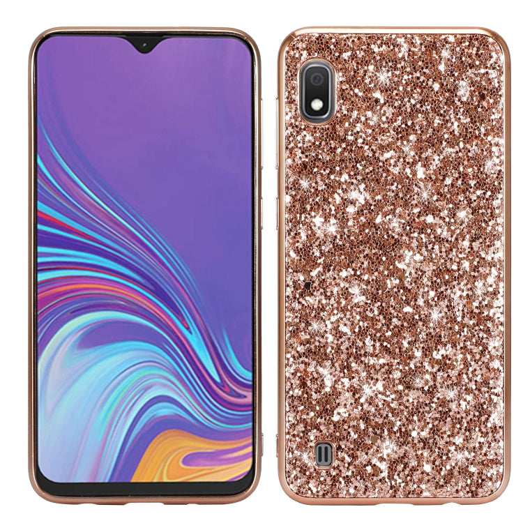 Glittery Powder Shockproof TPU Case for Galaxy A10