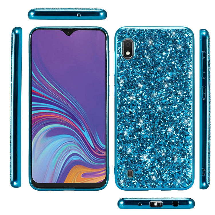 Glittery Powder Shockproof TPU Case for Galaxy A10