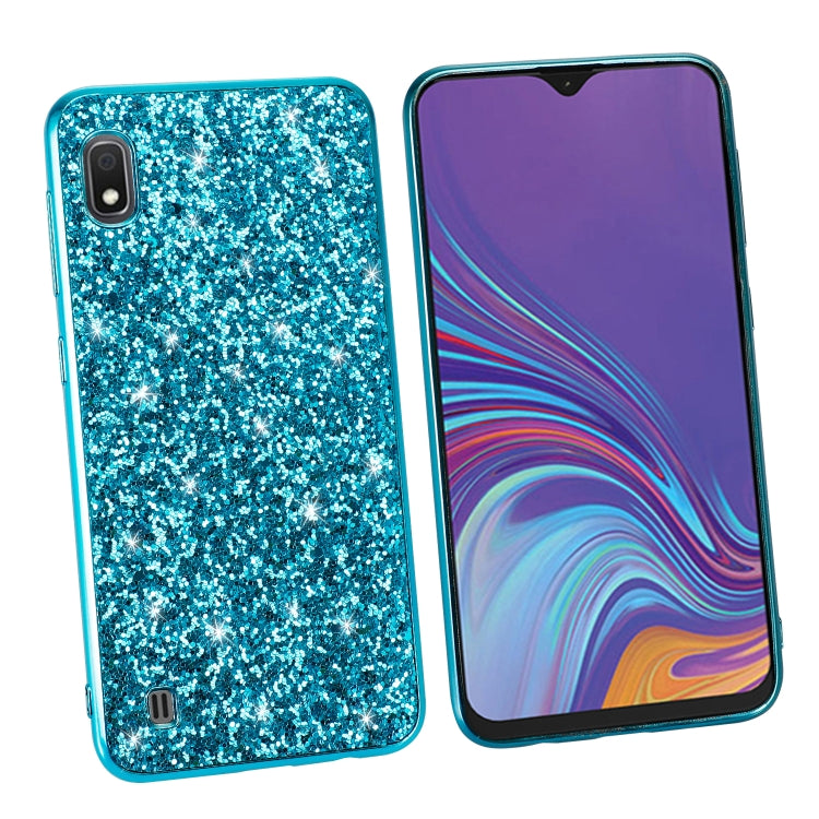 Glittery Powder Shockproof TPU Case for Galaxy A10