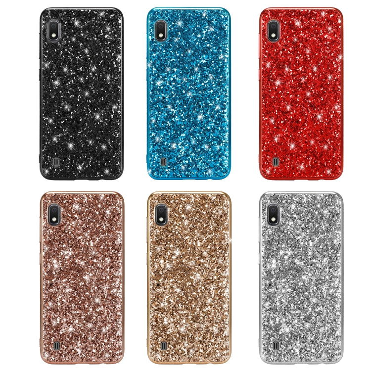 Glittery Powder Shockproof TPU Case for Galaxy A10