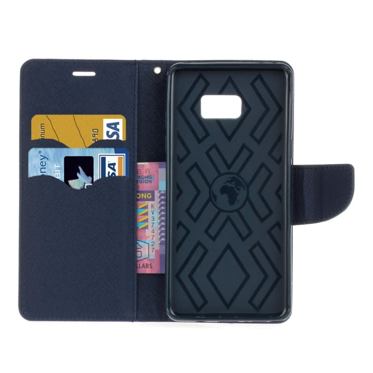For Galaxy S8 Cross Texture Leather Case with Card Slots & Holder & Wallet