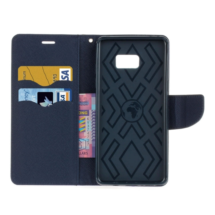 For Galaxy S8 Cross Texture Leather Case with Card Slots & Holder & Wallet