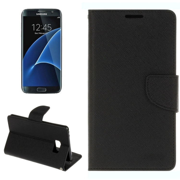 For Galaxy S8 + / G9550 Cross Texture Leather Case with Card Slots & Holder & Wallet