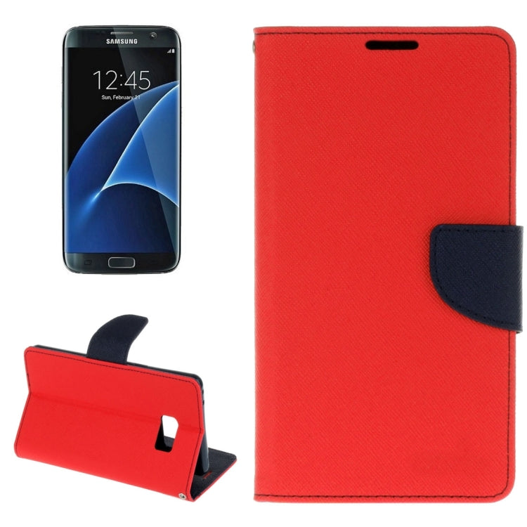 For Galaxy S8 + / G9550 Cross Texture Leather Case with Card Slots & Holder & Wallet