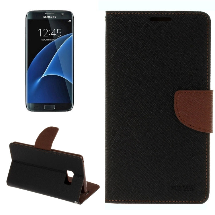 For Galaxy S8 + / G9550 Cross Texture Leather Case with Card Slots & Holder & Wallet