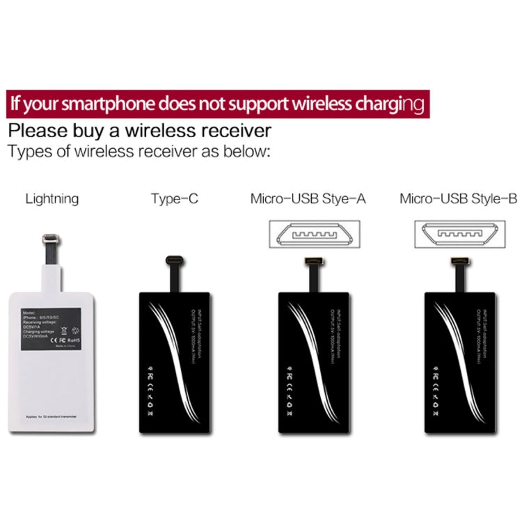 F18 Output 5V 1.2A Qi Standard Wireless Charger, PC+ABS Materials Two Coils Vertical Fast Wireless Charger with Fan, For iPhone, Galaxy, Huawei, Xiaomi, LG, HTC and Other Smart Phones