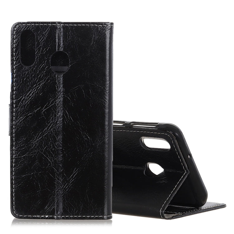 Retro Crazy Horse Texture Horizontal Flip Leather Case for Galaxy A20 / A30, with Holder & Card Slots & Photo Frame
