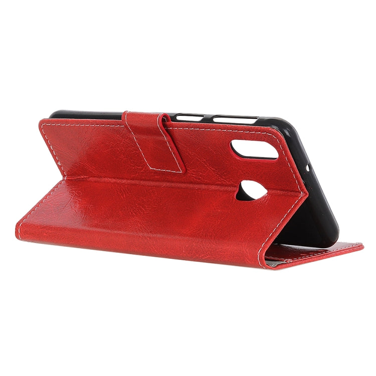 Retro Crazy Horse Texture Horizontal Flip Leather Case for Galaxy A20 / A30, with Holder & Card Slots & Photo Frame