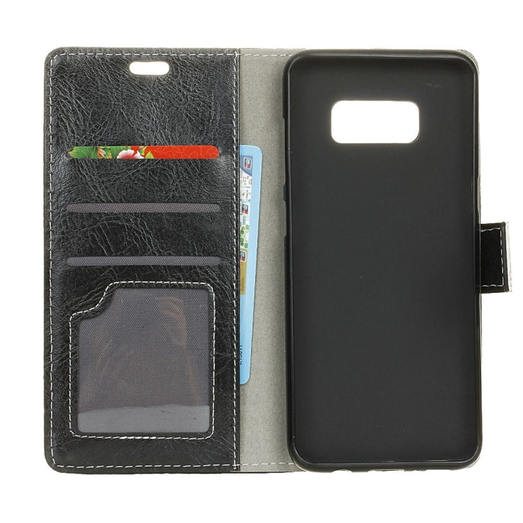 Retro Crazy Horse Texture Horizontal Flip Leather Case fore Galaxy S10e, with Holder & Card Slots & Photo Frame