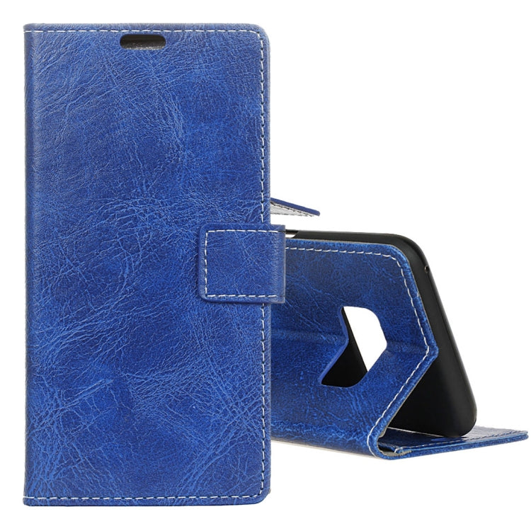 Retro Crazy Horse Texture Horizontal Flip Leather Case fore Galaxy S10e, with Holder & Card Slots & Photo Frame