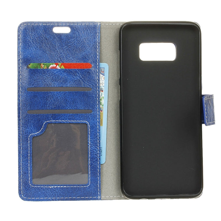 Retro Crazy Horse Texture Horizontal Flip Leather Case fore Galaxy S10e, with Holder & Card Slots & Photo Frame