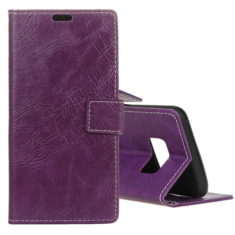 Retro Crazy Horse Texture Horizontal Flip Leather Case fore Galaxy S10e, with Holder & Card Slots & Photo Frame