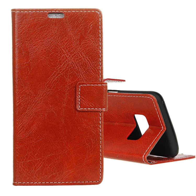 Retro Crazy Horse Texture Horizontal Flip Leather Case fore Galaxy S10e, with Holder & Card Slots & Photo Frame