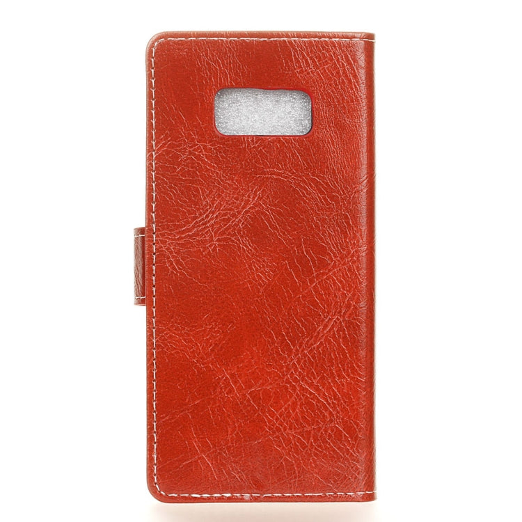 Retro Crazy Horse Texture Horizontal Flip Leather Case fore Galaxy S10e, with Holder & Card Slots & Photo Frame