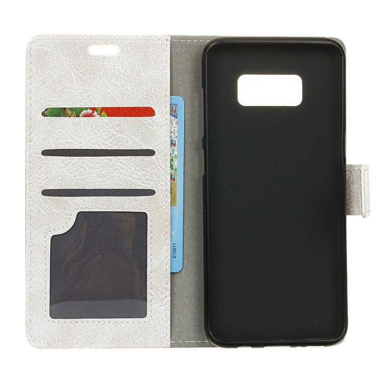 Retro Crazy Horse Texture Horizontal Flip Leather Case fore Galaxy S10e, with Holder & Card Slots & Photo Frame