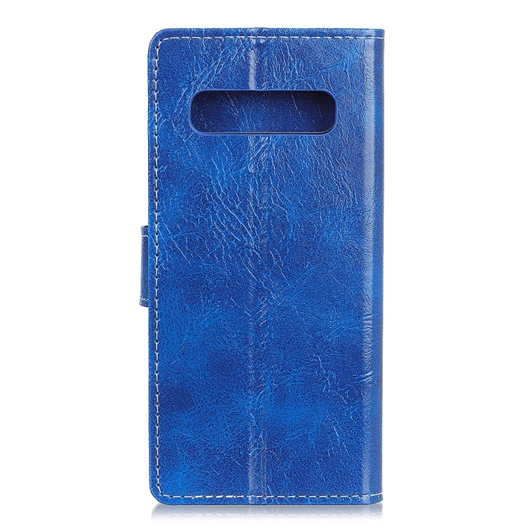 Retro Crazy Horse Texture Horizontal Flip Leather Case for Samsung Galaxy S10 Plus, with Holder & Card Slots & Photo Frame