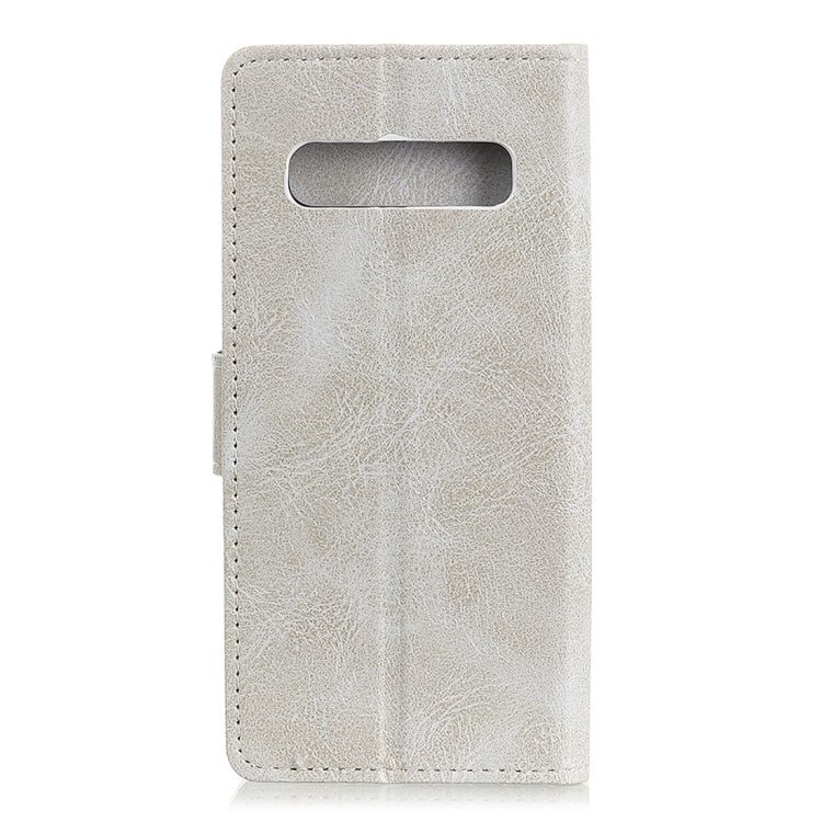 Retro Crazy Horse Texture Horizontal Flip Leather Case for Samsung Galaxy S10 Plus, with Holder & Card Slots & Photo Frame