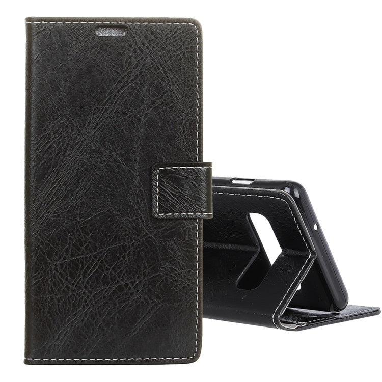 Retro Crazy Horse Texture Horizontal Flip Leather Case for Samsung Galaxy S10, with Holder & Card Slots & Photo Frame